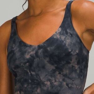 Align Tank Top in Diamond Dye Lunar Rock True Navy